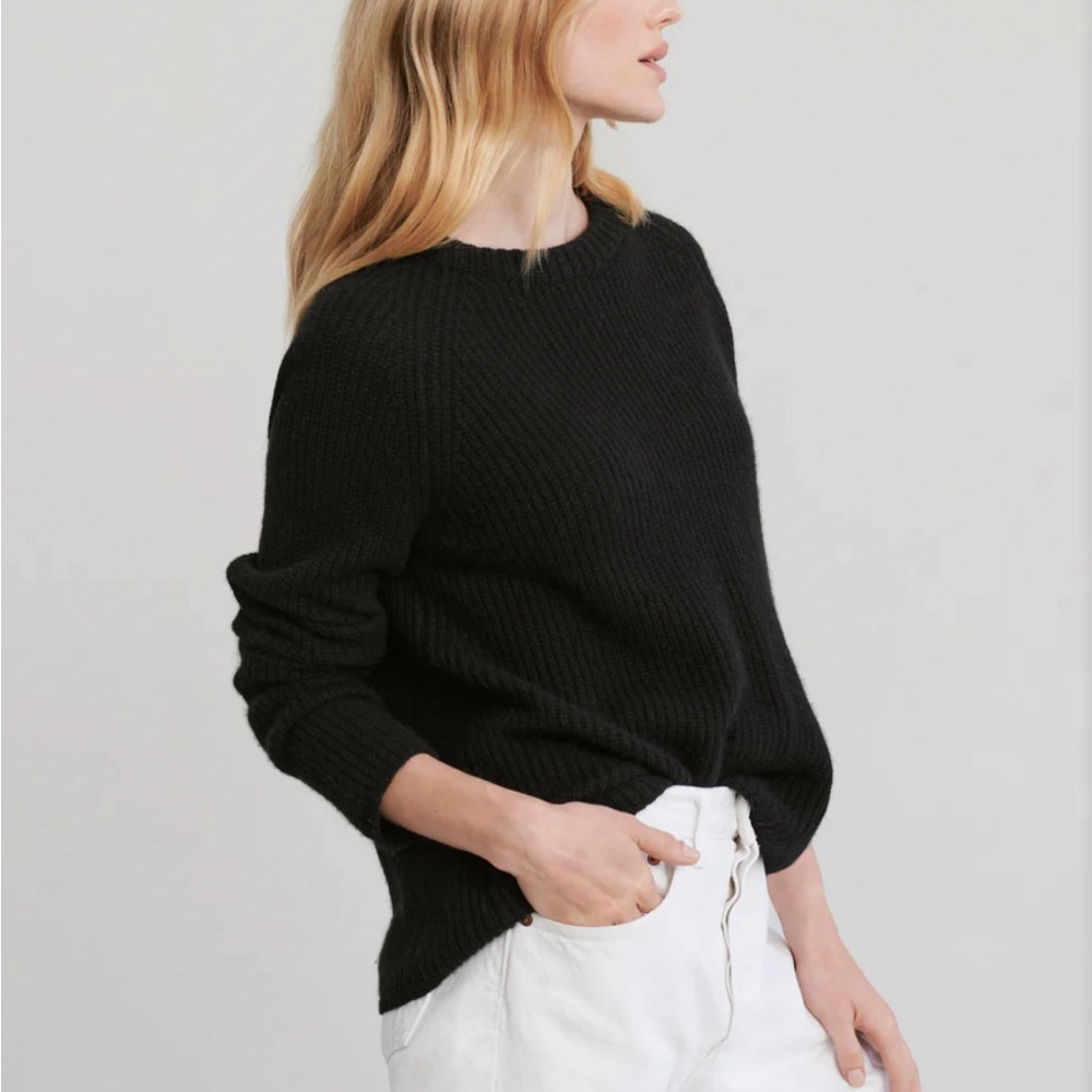 JENNI KAYNE- cashmere fisherman sweater
